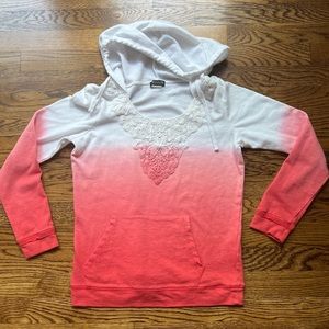 Venus ombré crochet hoodie